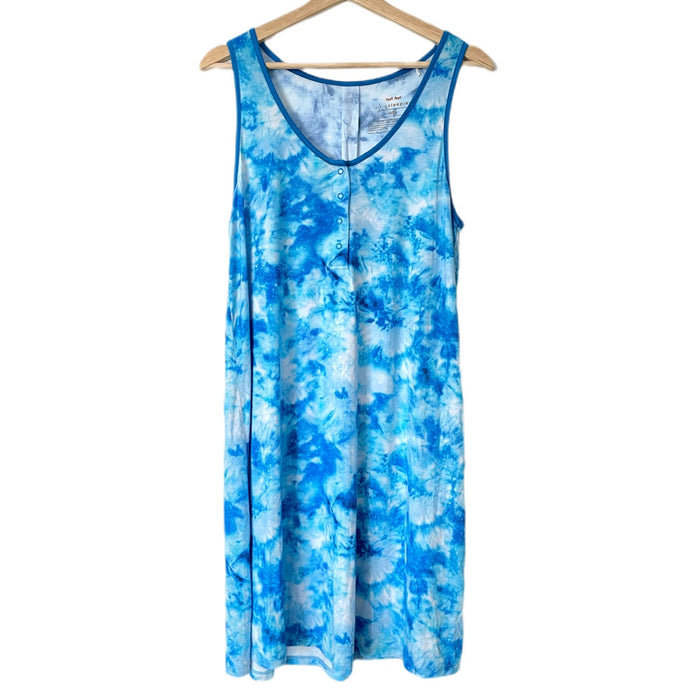Milky Way Tie Dye Women's Bamboo Tank Night Gown